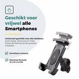 Voltano Slim Telefoonhouder Fiets - Zwart - Universeel