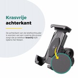 Voltano Slim Telefoonhouder Fiets - Zwart - Universeel