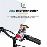 Voltano Classic Telefoonhouder Fiets - Zwart - Universeel