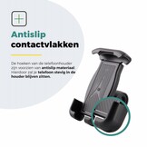 Voltano Classic Telefoonhouder Fiets - Zwart - Universeel