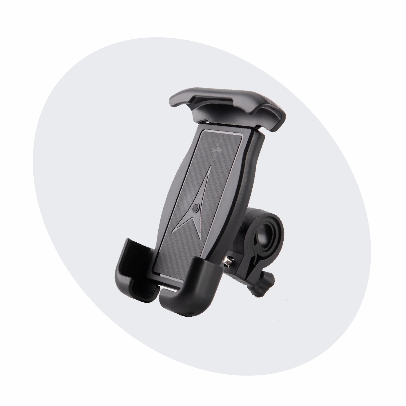 Voltano Classic Telefoonhouder Fiets - Zwart - Universeel