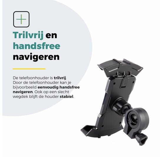 Voltano Future Telefoonhouder Fiets - Zwart - Universeel