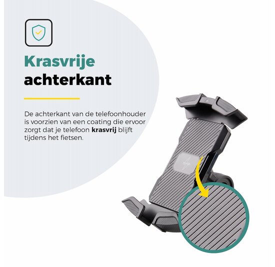 Voltano Future Telefoonhouder Fiets - Zwart - Universeel