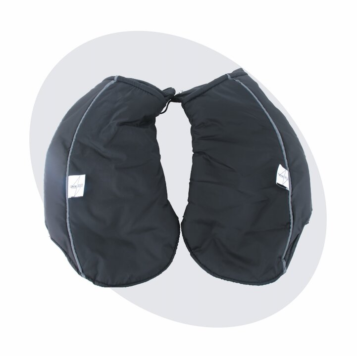Voltano Set Handmoffen / Handwarmers Fiets - Zwart