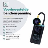 Voltano Elektrische Fietspomp / Bandenpomp - Zwart / Ijsblauw