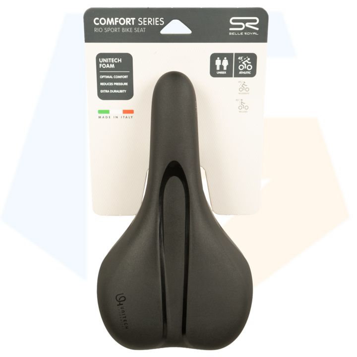 Selle Royal Rio Athletic Fietszadel - Unisex Zadel - Zwart