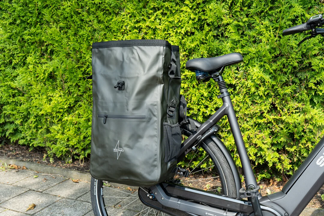 Zware belading op de fiets vervoeren