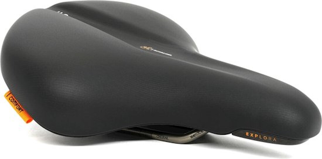 Selle Royal Explora Relaxed Fietszadel - Unisex Zadel - Zwart