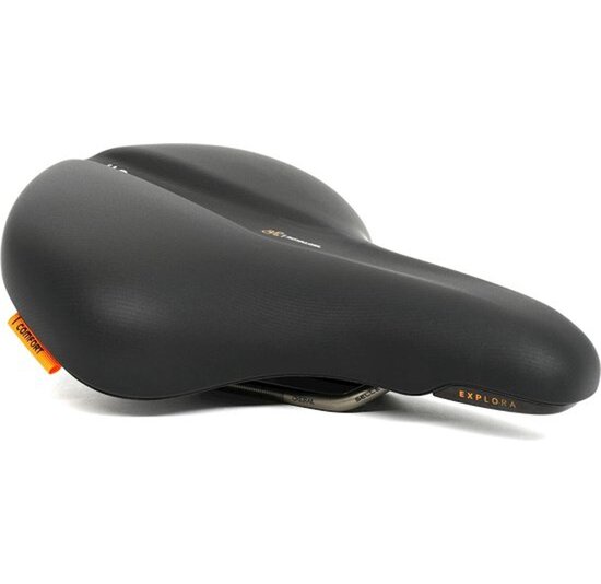 Selle Royal Explora Relaxed Fietszadel - Unisex Zadel - Zwart