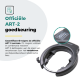 Voltano ART2 Fiets Ringslot XXL - Zwart - Extra Breed