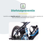 Voltano ART2 Fiets Ringslot XXL - Zwart - Extra Breed