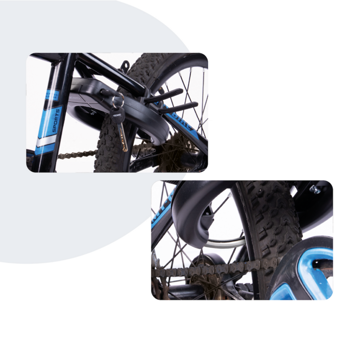 Voltano ART2 Fiets Ringslot XXL - Zwart - Extra Breed
