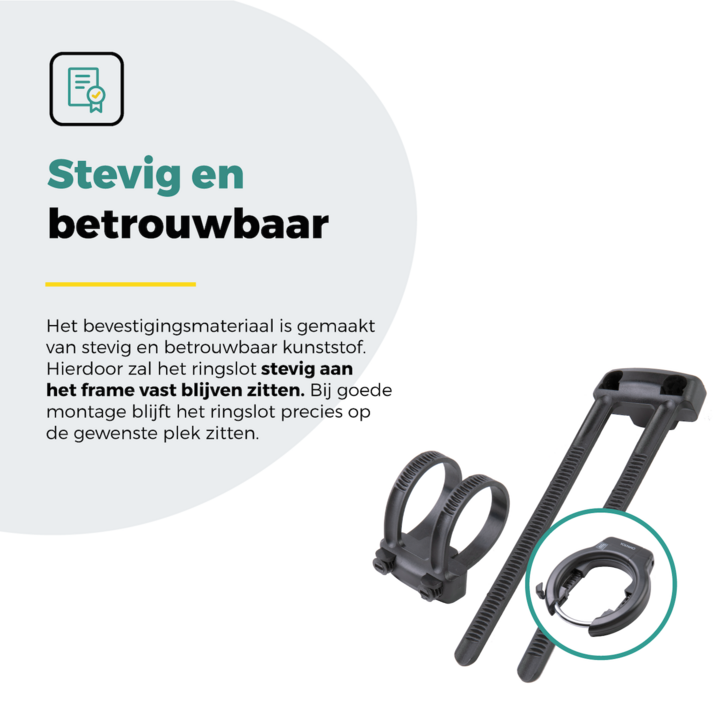 Voltano Ringslot Bevestigingsset - Zwart