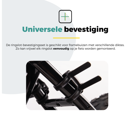 Voltano Ringslot Bevestigingsset - Zwart