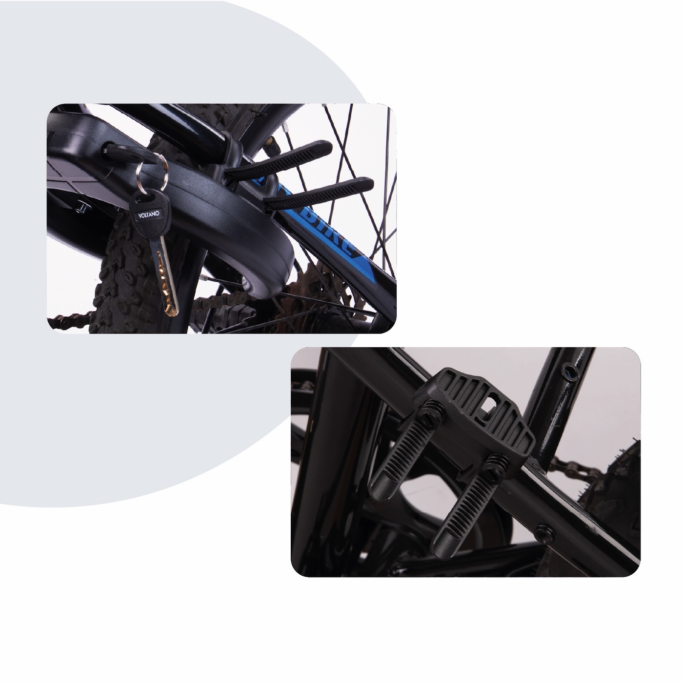 Voltano Ringslot Bevestigingsset - Zwart