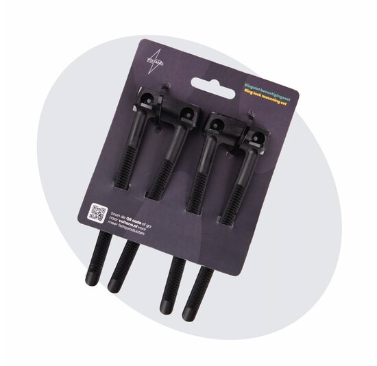 Voltano Ringslot Bevestigingsset - Zwart