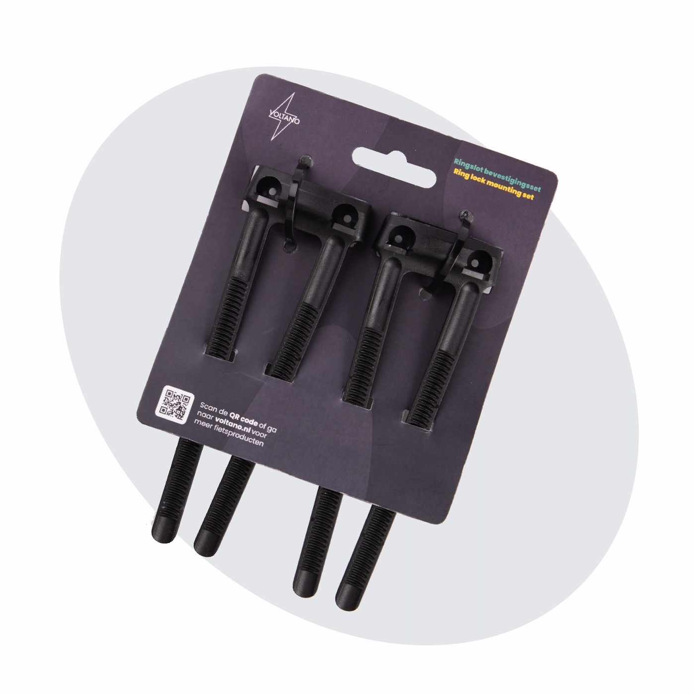 Voltano Ringslot Bevestigingsset - Zwart