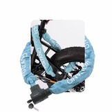 Voltano ART4 Kettingslot Solid - Ice Blauw - 110 CM - Vaste Slotkop