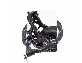 Voltano ART4 Kettingslot Solid - Zwart - 110 CM