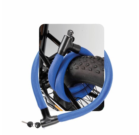 Voltano Flexilock Kettingslot - Blauw - 110 CM