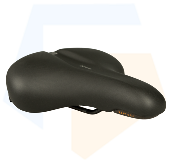 Selle Royal Explora Relaxed Fietszadel - Unisex Zadel - Zwart