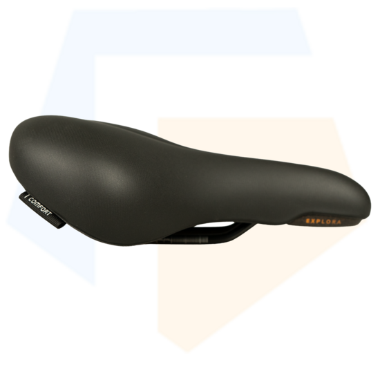 Selle Royal Explora Relaxed Fietszadel - Unisex Zadel - Zwart