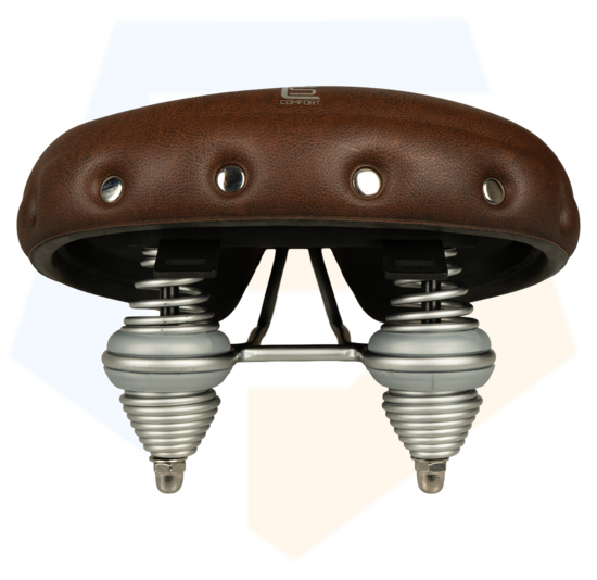 Selle Comfort Drifter Retro XL Fietszadel - Bruin - Met Smart Foam Techniek