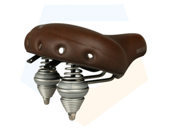 Selle Comfort Drifter Retro XL Fietszadel - Bruin - Smart Foam