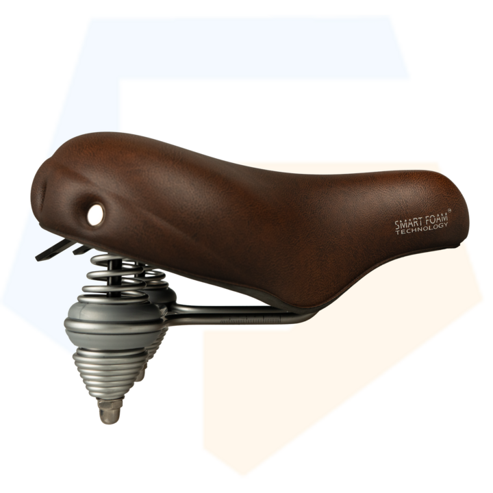 Selle Comfort Drifter Retro XL Fietszadel - Bruin - Met Smart Foam Techniek