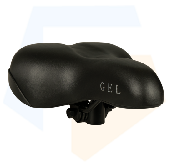 Selle Comfort Kwaliteitszadel - Fietszadel - Gel Memory - Zwart