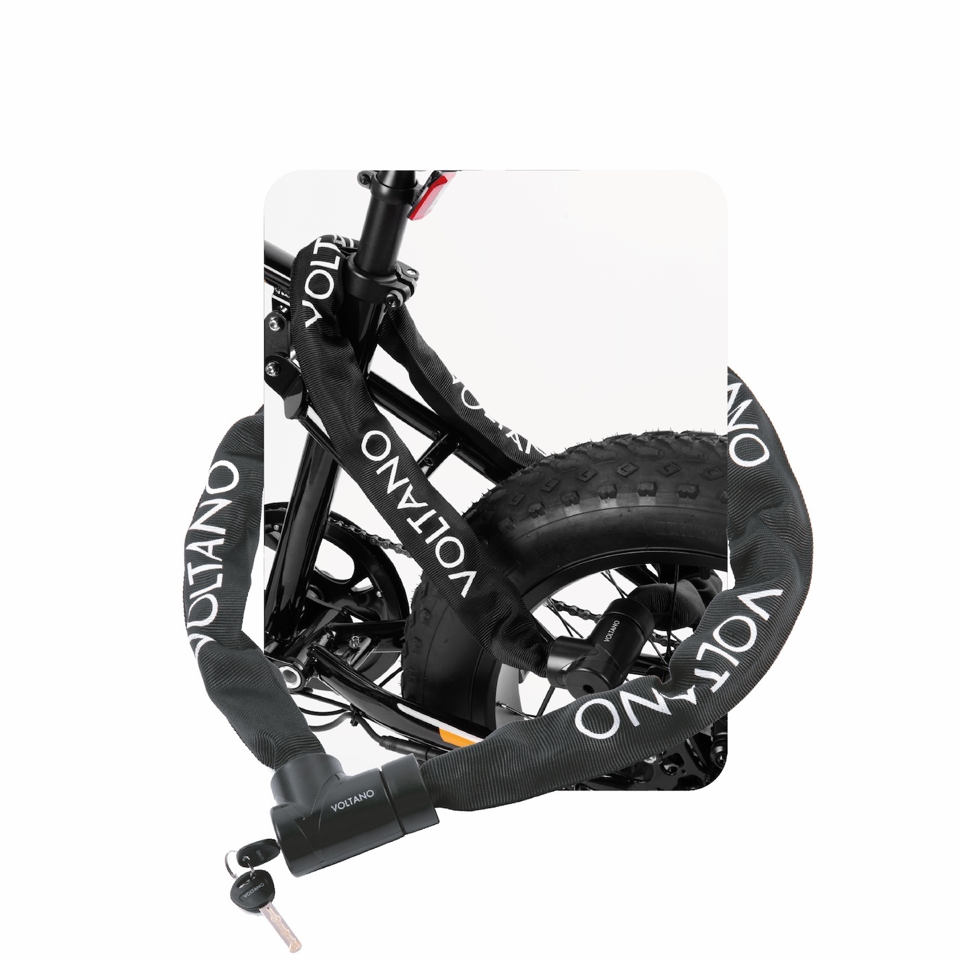 Voltano Voltano ART2 Kettingslot Pro - Zwart - 110 CM - ART 2 Slot