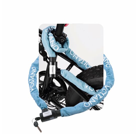 Voltano ART2 Kettingslot - Ice Blauw - 120 CM