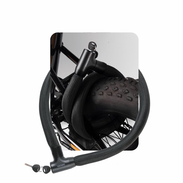 Voltano Flexilock Kettingslot - Zwart - 110 CM