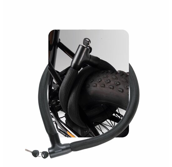 Voltano Flexilock Kettingslot - Zwart - 110 CM