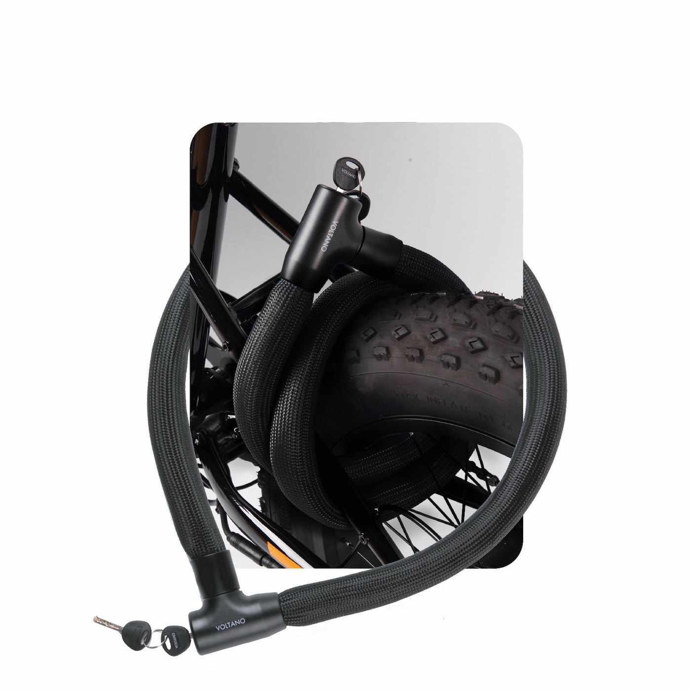 Voltano Voltano Flexilock Kettingslot - Zwart - 110 CM