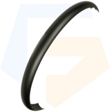 VWP Achter Spatbord Transport Fiets Urban - 28 Inch - Lang / Breed - Matzwart