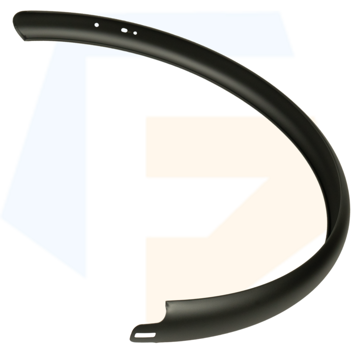 VWP Achter Spatbord Transport Fiets Urban - 28 Inch - Lang / Breed - Matzwart