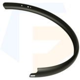 VWP Achter Spatbord Transport Fiets Urban - 28 Inch - Lang / Breed - Matzwart