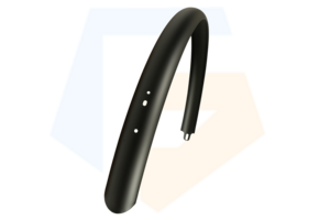 VWP Achter Spatbord Transport Fiets Urban - 28 Inch - Lang / Breed - Matzwart