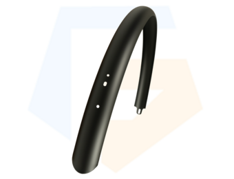 VWP Achter Spatbord Transport Fiets Urban - 28 Inch - Lang / Breed - Matzwart