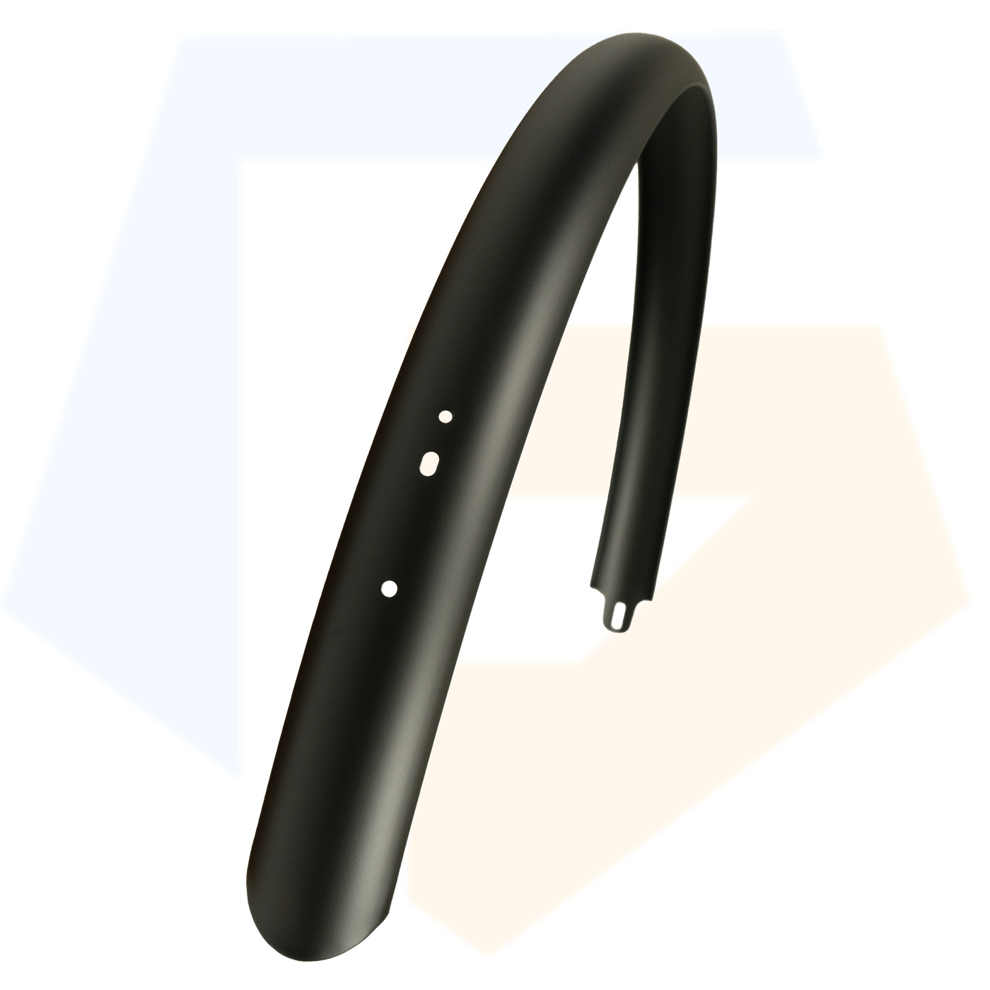 VWP Achter Spatbord Transport Fiets Urban - 28 Inch - Lang / Breed - Matzwart