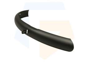 VWP Voor Spatbord Fiets Breed QD0301A - Matzwart