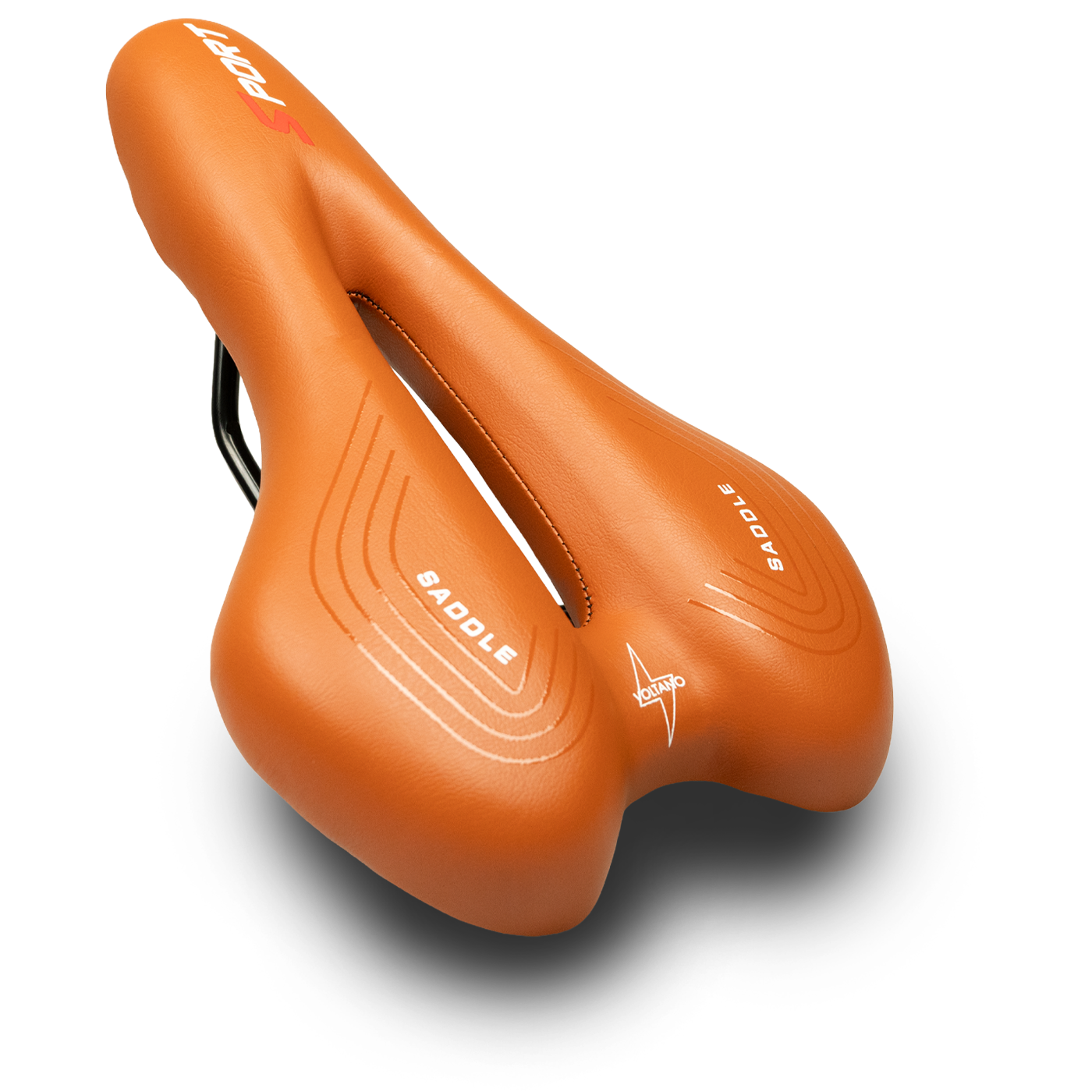 Voltano Voltano Sport Trekking Fietszadel - Unisex - Bruin