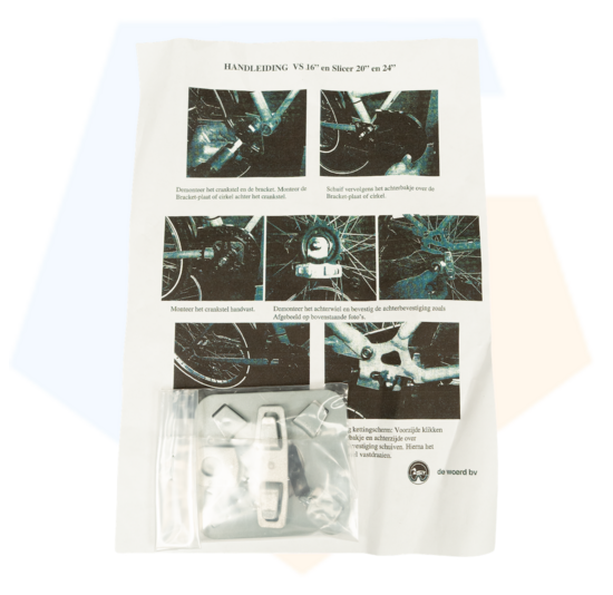 AXA Benjamin Voorzetscherm Kettingkast - Smoke - 20''