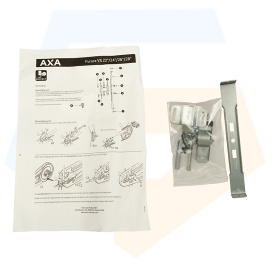 AXA Voorzetscherm Kettingkast - Zwart - 24''