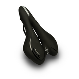 Voltano Gel Fietszadel Met Uitsparing - Zwart - Trekking - Incl. Zadelstrop - Unisex