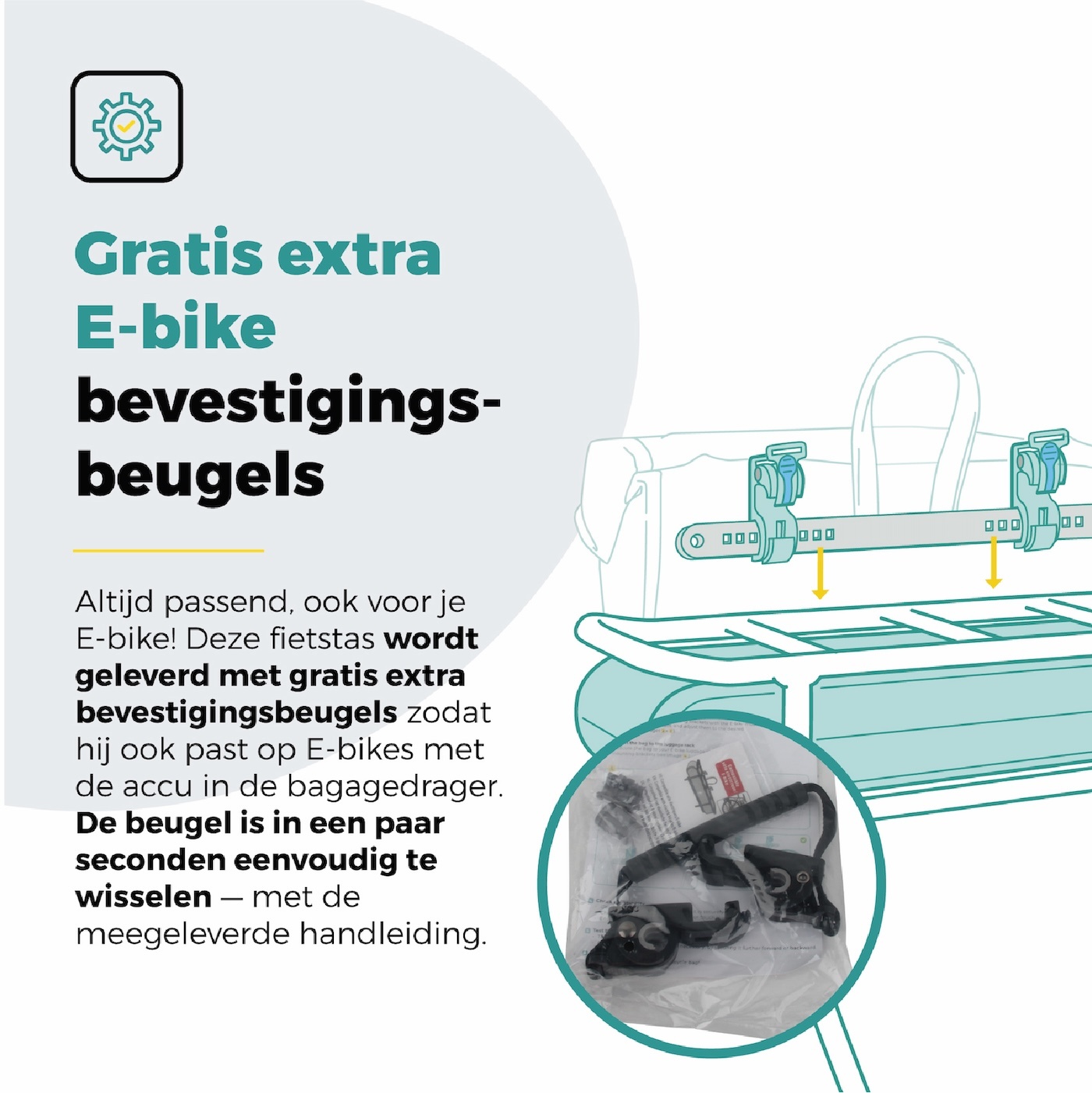 Voltano Daily Enkele Fietstas / Rugtas - Zwart - Enkele Pakaftas - 100% Waterdicht