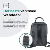 Voltano Daily Enkele Fietstas / Rugtas - Zwart - Enkele Pakaftas - 100% Waterdicht