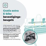 Voltano Enkele Fietstas Rolltop Reflective Special Edition - Zwart / Blauw - 25 Liter - 100% Waterdicht