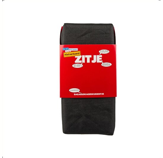 NietVerkeerd Bagagedragerkussen - Zwart